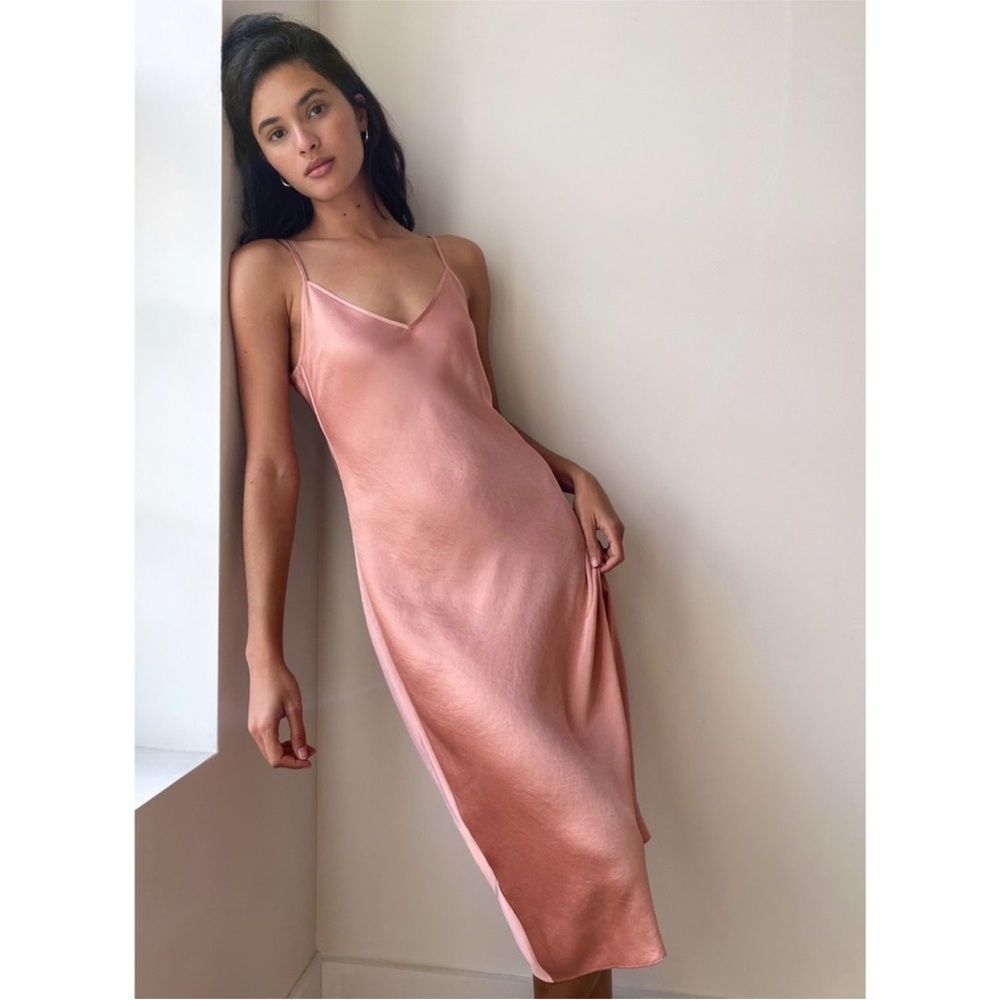 Aritzia Pink Slip Dress